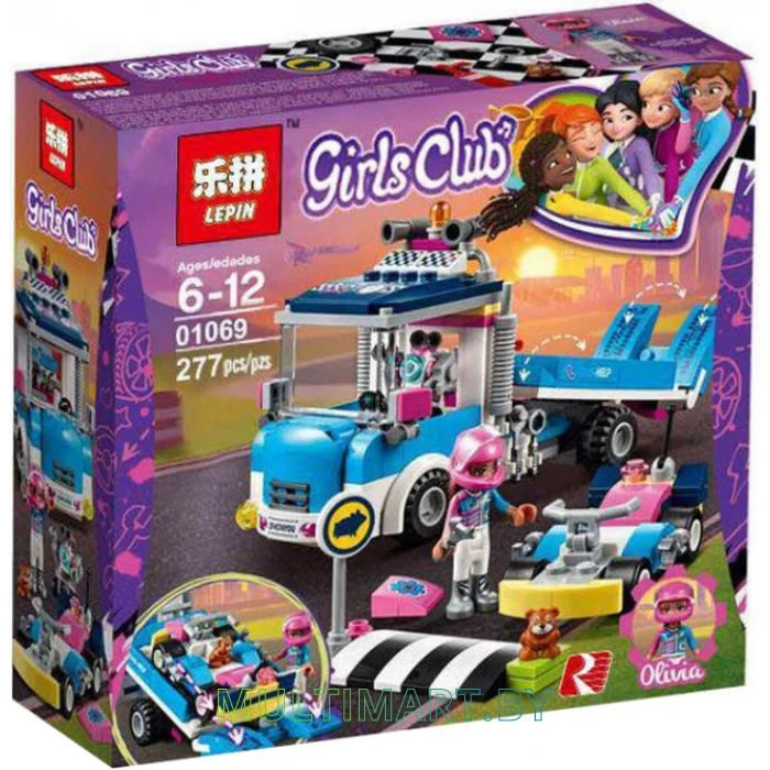 Конструктор Lepin 01069 Грузовик техобслуживания (277 деталей)